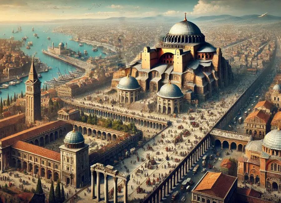 History of Istanbul city from Byzantium to modern Turkey