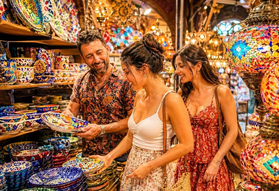 Grand Bazaar shopping market in Istanbul