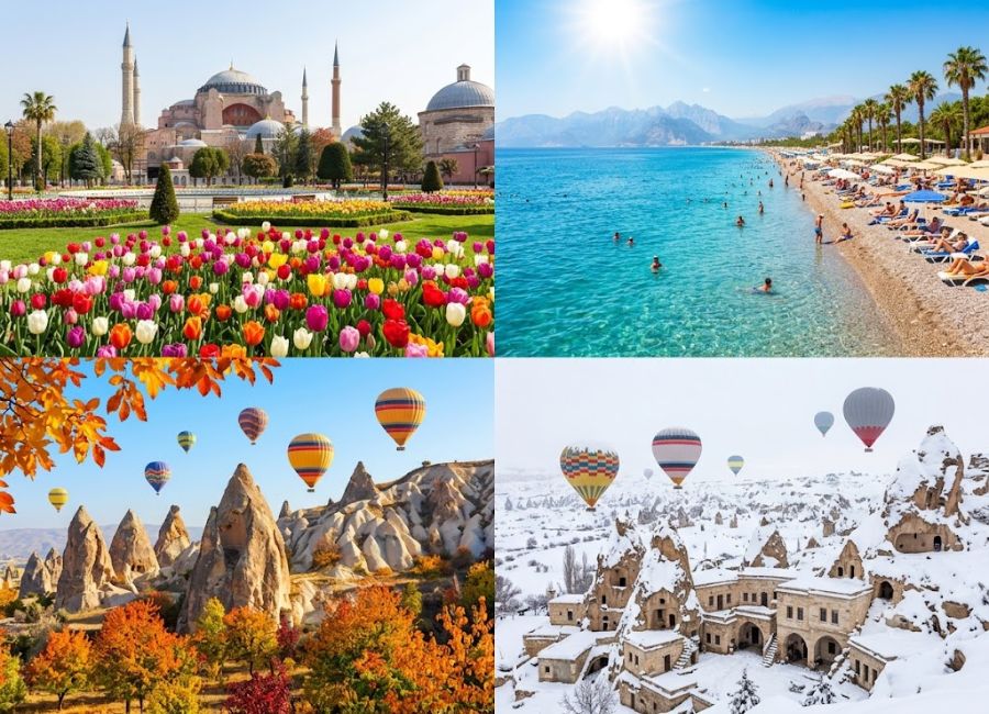 Best time to visit Turkey with family in different seasons