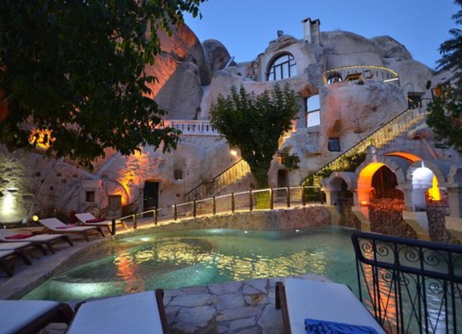 Traditional cave hotel in Cappadocia