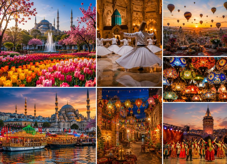 Famous festivals and cultural events in Turkey throughout the year