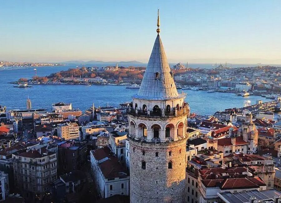Galata Tower overlooking Istanbul