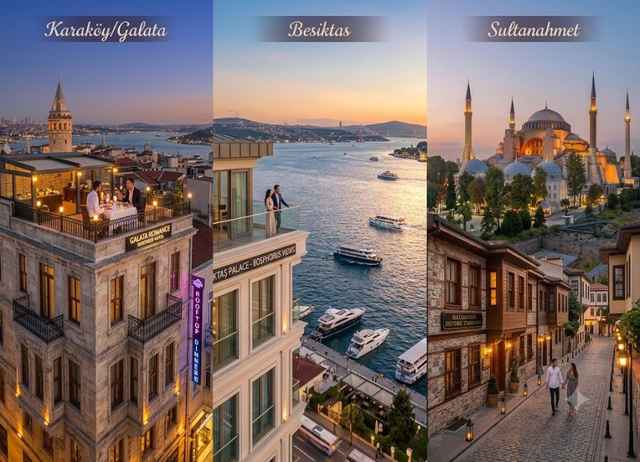 Where to stay in Istanbul featuring Karakoy Galata, Besiktas, and Sultanahmet neighborhoods