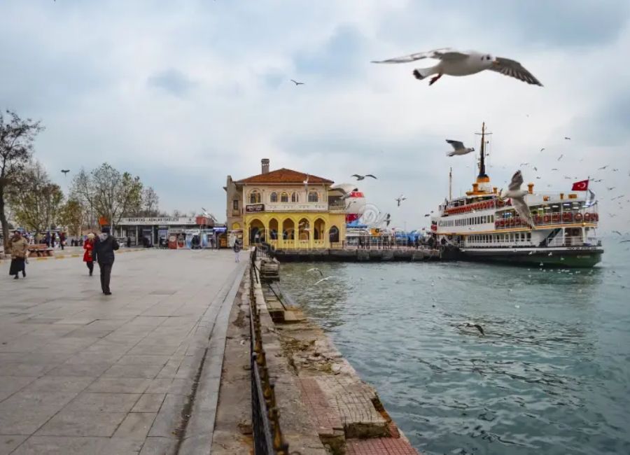 Kadikoy neighborhood on the Asian side of Istanbul