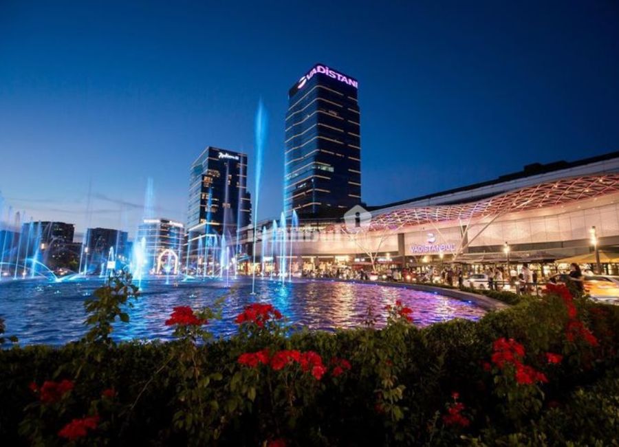 Sisli modern business district in Istanbul