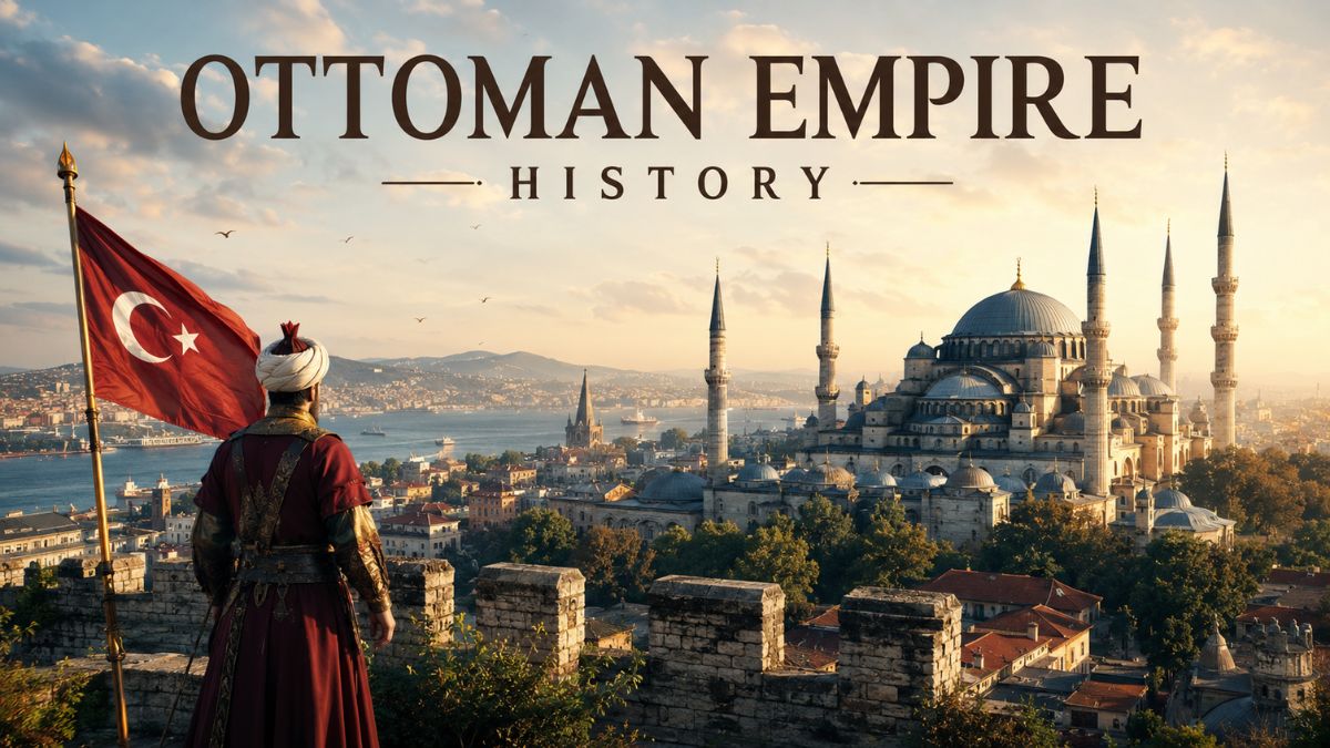 Panoramic view of Istanbul showcasing iconic landmarks from Ottoman Empire history