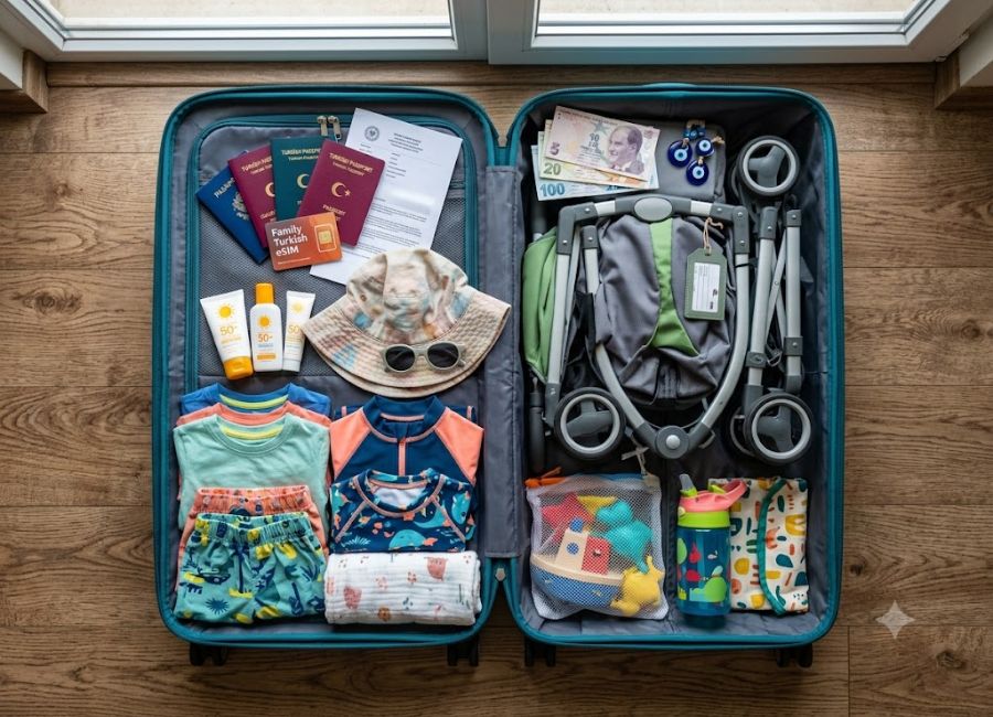 Transportation options for family travel in Turkey