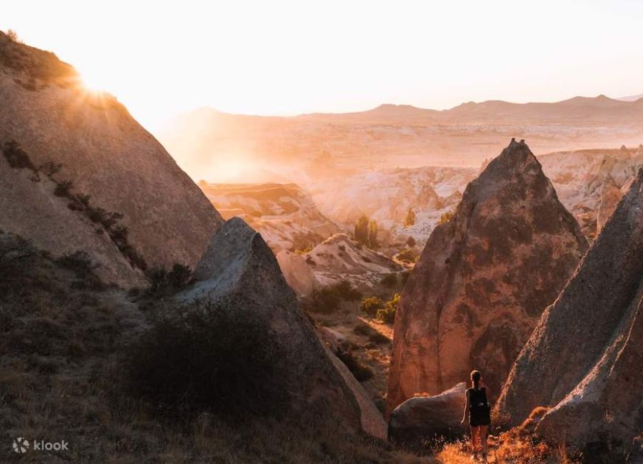 Hiking through Rose Valley in Cappadocia