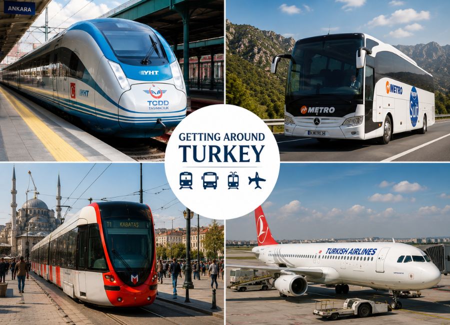 Transportation options for solo travelers in Turkey