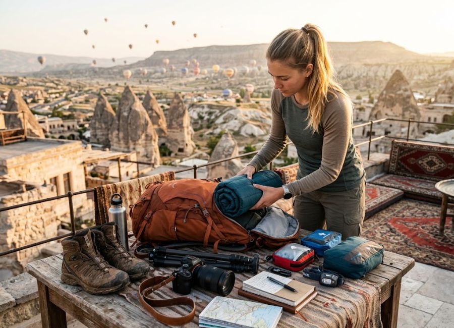 Travel essentials for visiting Cappadocia in every season