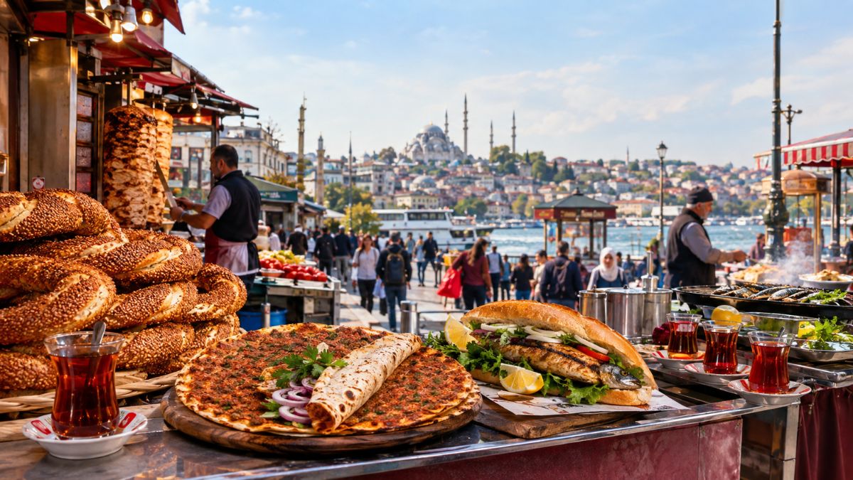 Turkish street food in Istanbul