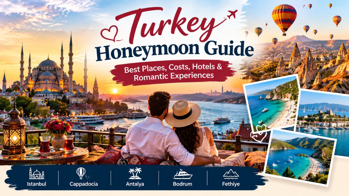 Turkey honeymoon guide with Istanbul Bosphorus view